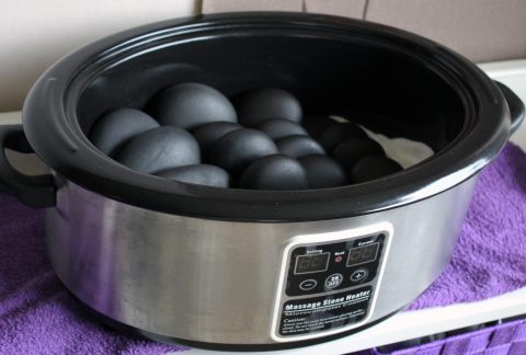 Hot stone massage